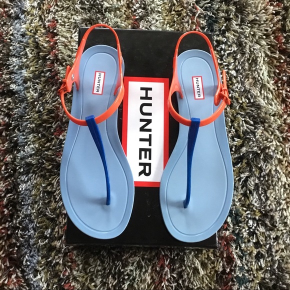 π Hunter boots sandals sz 9 - Picture 3 of 5